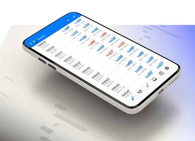 A phone showing a crypto watchlist